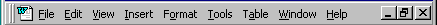 The Menu Bar